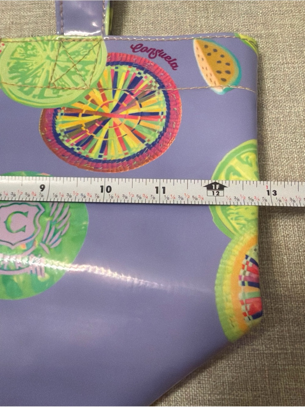 Consuela Purple Sandy Citrus Mini Tote Grab N Go - Picture 8 of 9